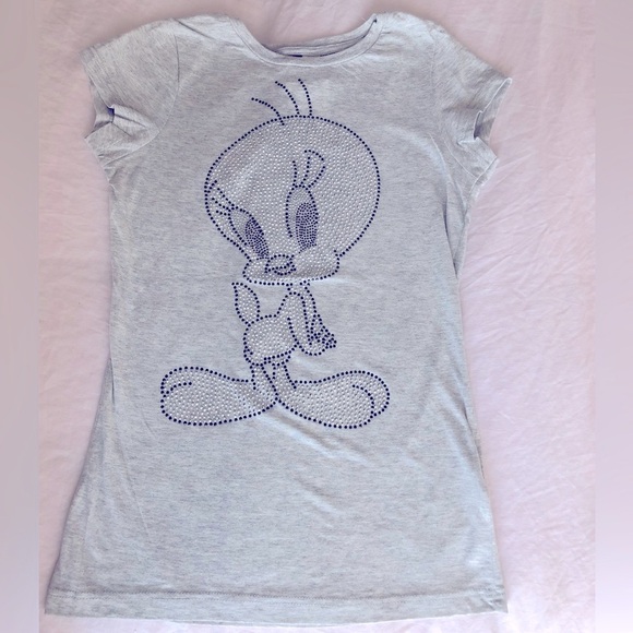 NWT H&M Tweety bedazzled t-shirt - Picture 1 of 4